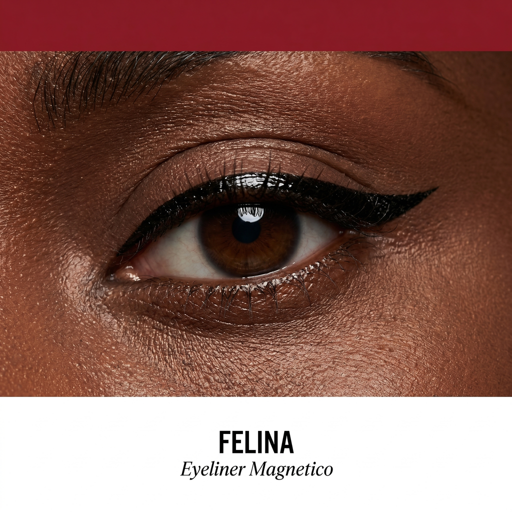 FELINA Eyeliner Magnetico — Fissaggio 24h per Ciglia Magnetiche | Punta Ultra Precisa