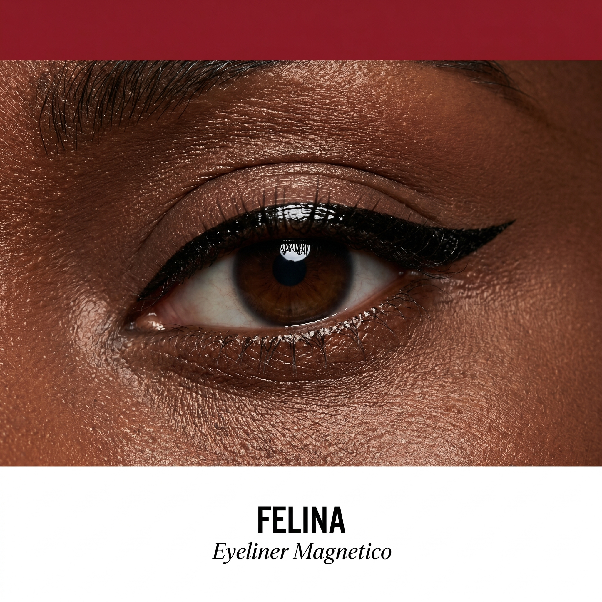 FELINA Eyeliner Magnetico — Fissaggio 24h per Ciglia Magnetiche | Punta Ultra Precisa