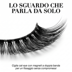 FELINA Bold — Ciglia Magnetiche Cat-Eye con Eyeliner e Applicatore | Volume Definito