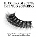 FELINA Glam — Ciglia Magnetiche Volume Pieno con Eyeliner e Applicatore | Effetto Wow